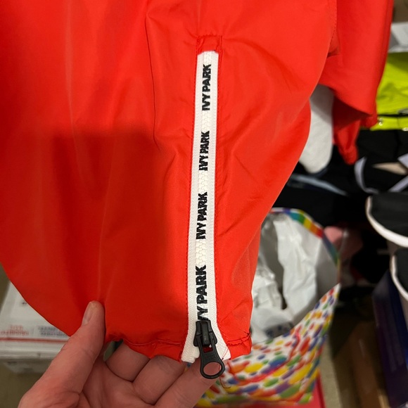 IVY PARK Red Orange Beyoncé Windbreaker - Picture 10 of 15